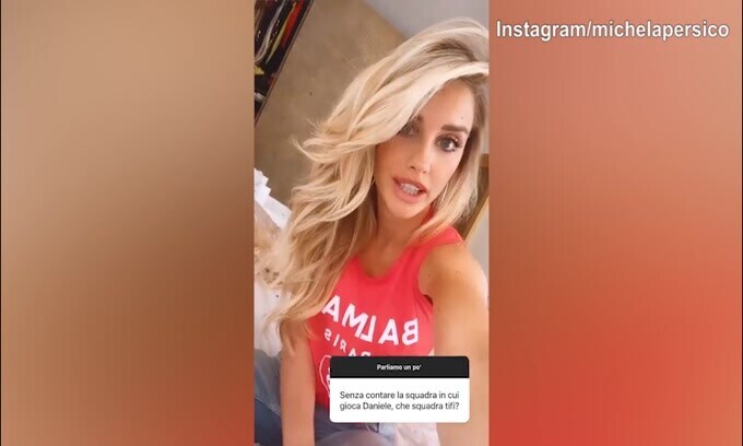 Michela Persico che squadra tifa? Lei risponde..