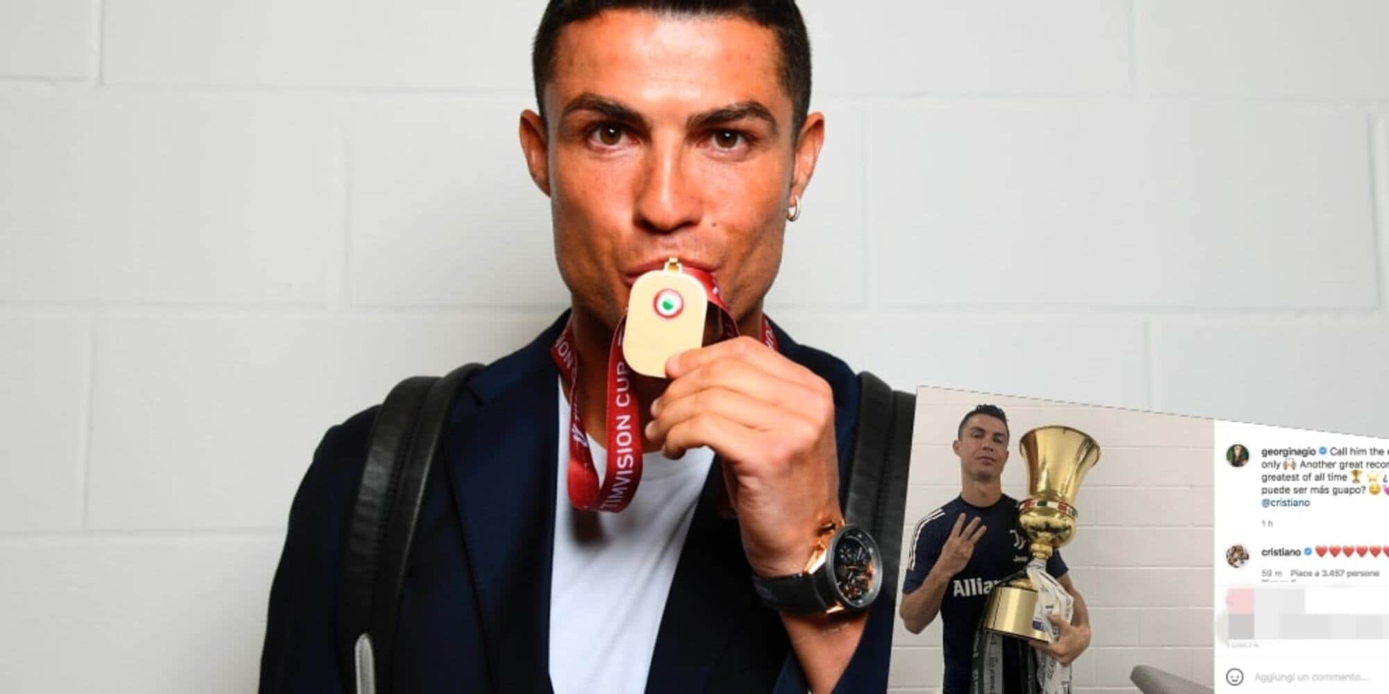 Georgina, amore Ronaldo: "Un altro record per il più grande di tutti"