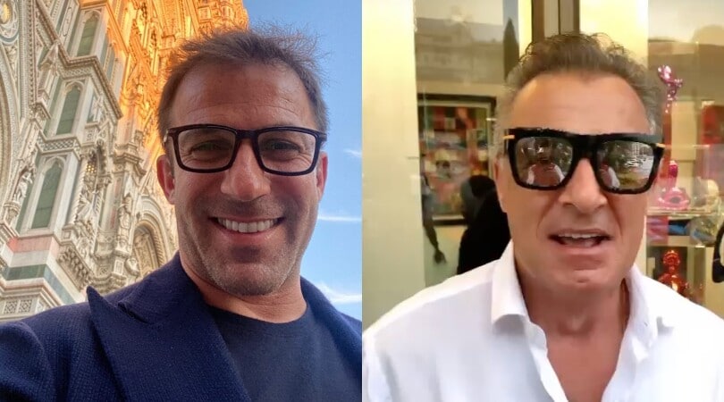 GP Monaco, Jean Alesi scherza con Del Piero: "Alex dove sei? Ho messo i tuoi occhiali"