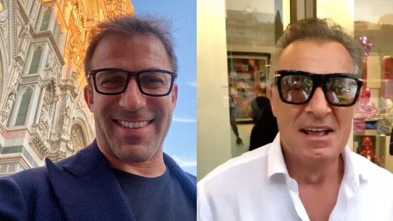 GP Monaco, Jean Alesi scherza con Del Piero: "Alex dove sei? Ho messo i tuoi occhiali"