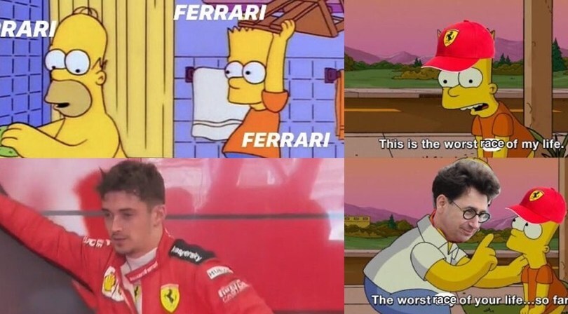 Ferrari, Leclerc non parte: i social si scatenano