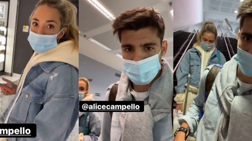 Alice, ma che combini? Morata racconta le disavventure in aeroporto