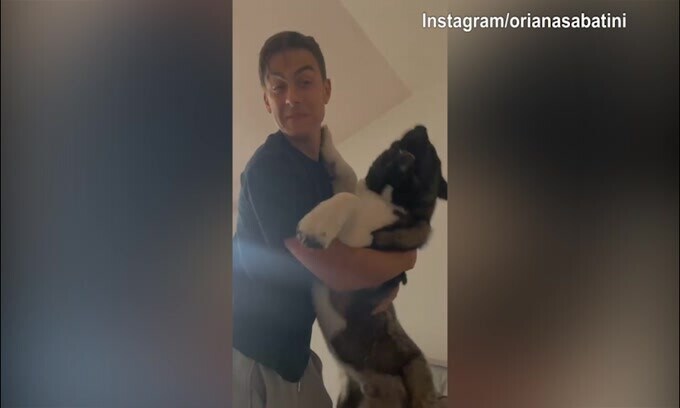 Dybala, quanto affetto per i suoi cani