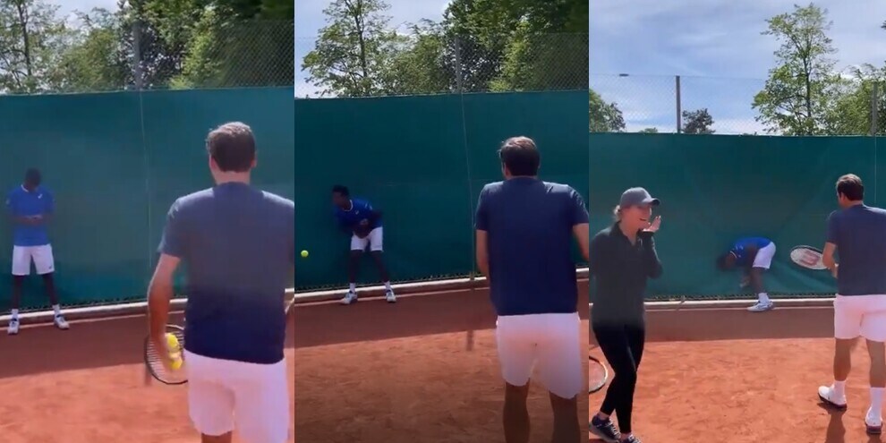 Federer e il pericoloso gioco con Monfils...