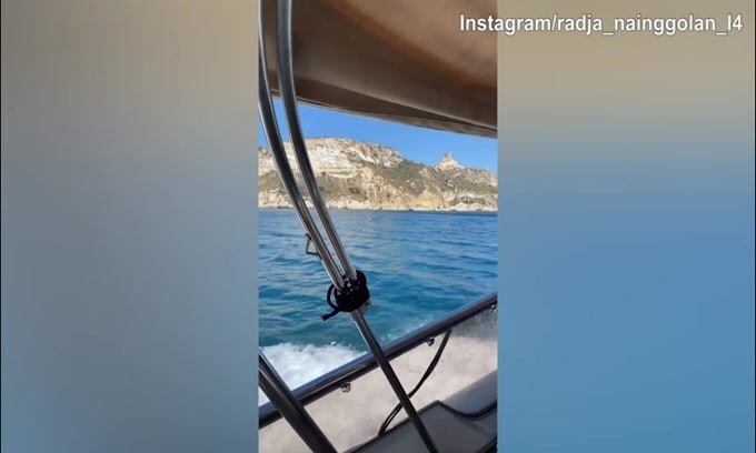 Cagliari, giornata in barca per Nainggolan