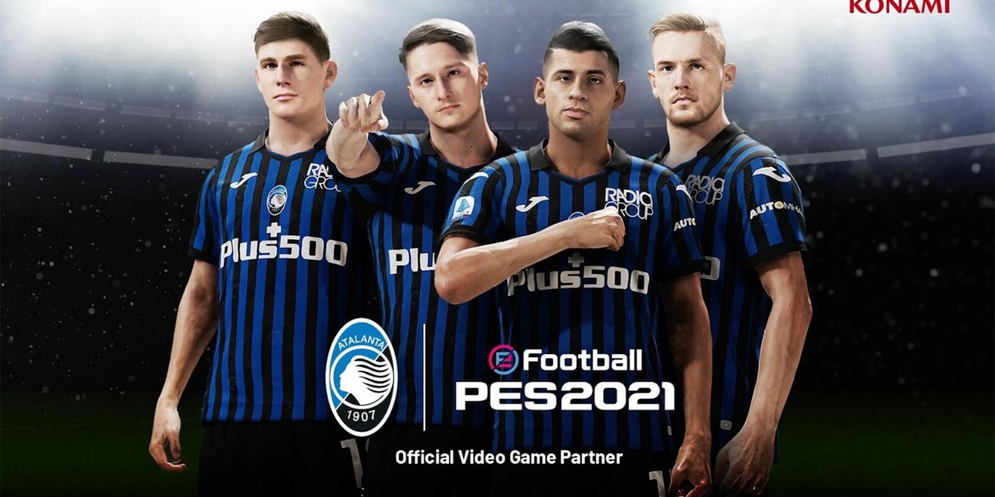 Atalanta e Konami, accordo di parnership