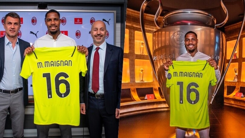 Milan, ecco Maignan con la 16: presentazione da Champions