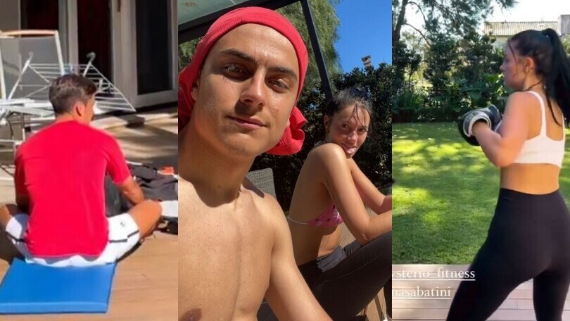 Dybala e Oriana, allenamento per due in Argentina
