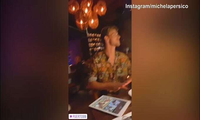 Rugani e Michela Persico, mega festa a Dubai