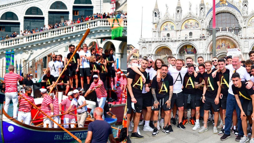 Venezia, grande festa per la promozione in Serie A