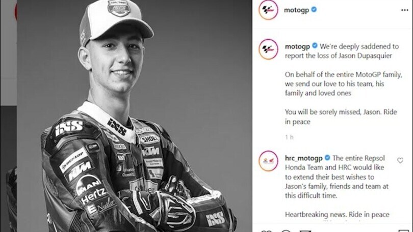 Dramma in Moto 3, Jason Dupasquier è morto a 19 anni