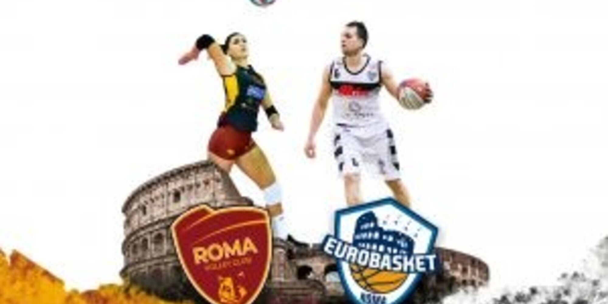 Gemellaggio basket e volley nella Capitale