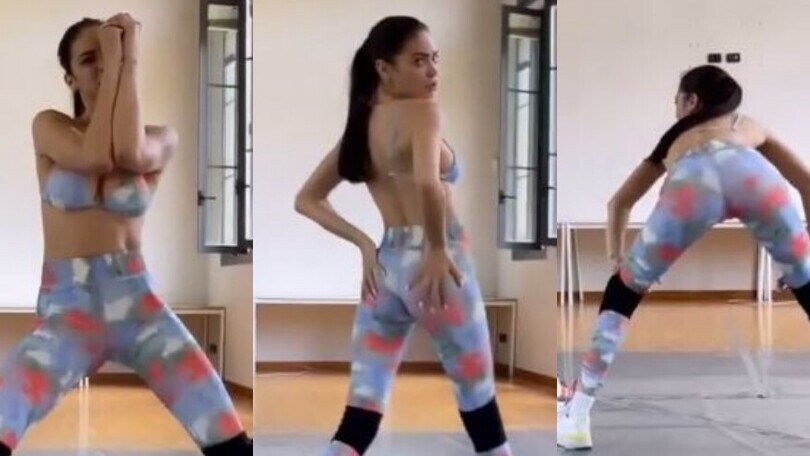 Prove di ballo per Elodie: il video fa impazzire i social