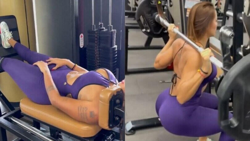 Lady Vidal, allenamento no stop e fisico da urlo