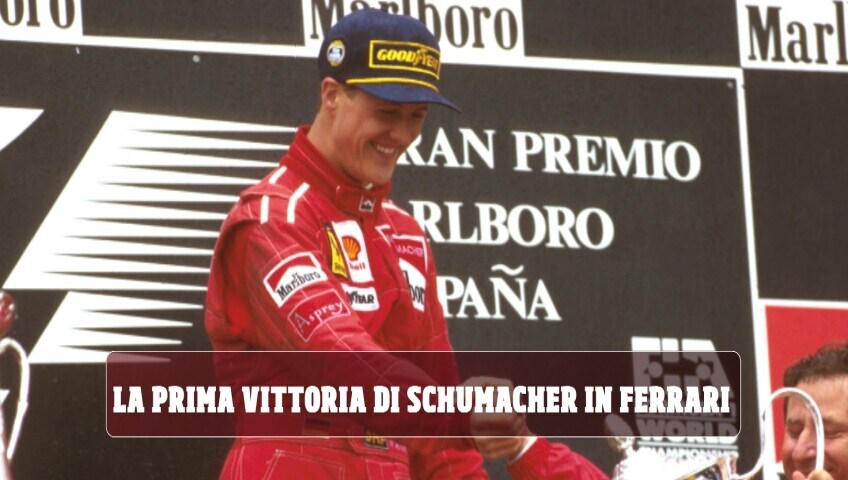 Schumacher e Ferrari, l’impresa al GP di Spagna del ’96