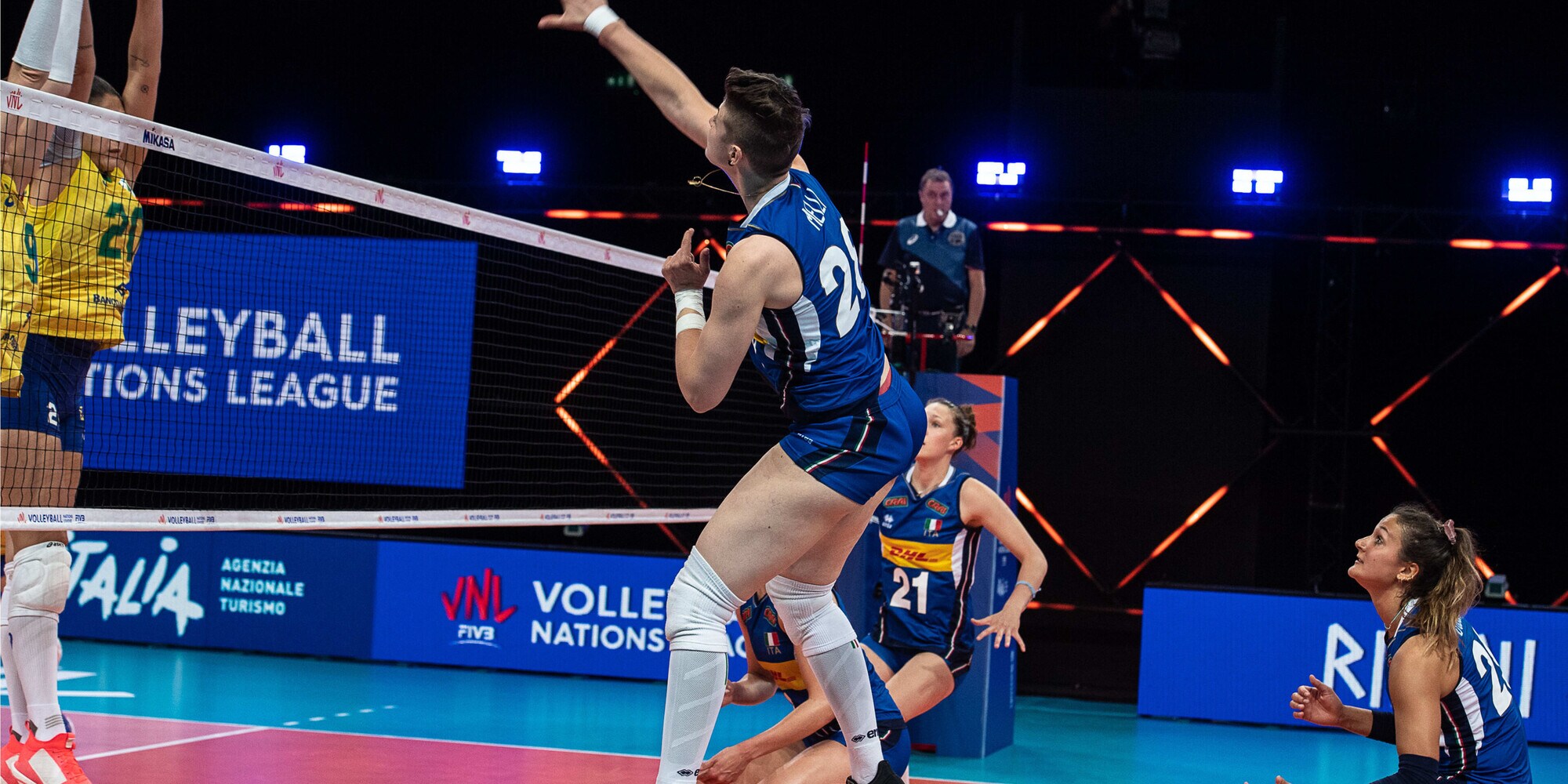 VNL: Italia buona per un set contro il Brasile