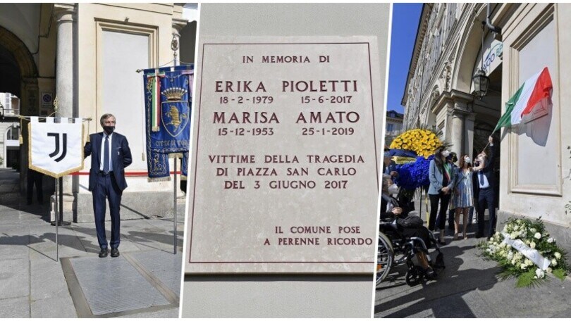 La Juve a Piazza San Carlo, nel ricordo di Erika e Marisa