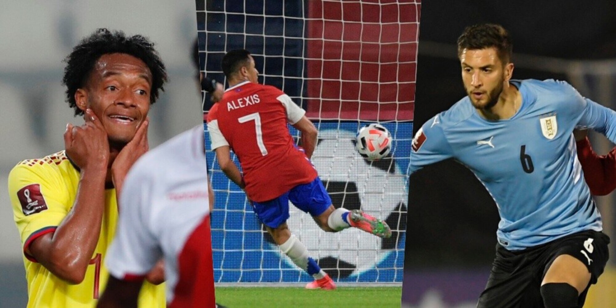 Colombia, che tris! Sanchez risponde a Messi, Bentancur fermato