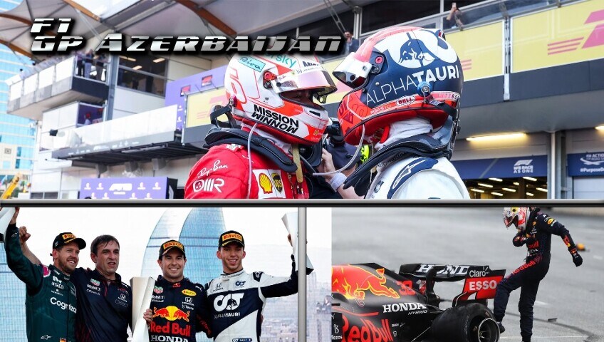 Top e Flop Gran Premio Baku: Ferrari supera McLaren, Perez vince e Verstappen s'arrabbia