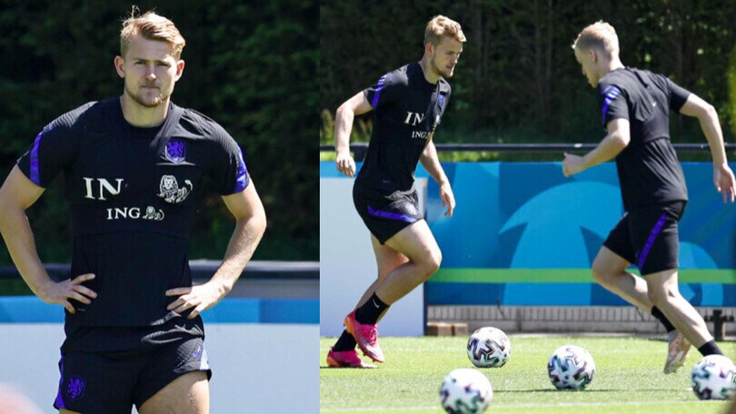 De Ligt verso il recupero: allenamento individuale con l'Olanda