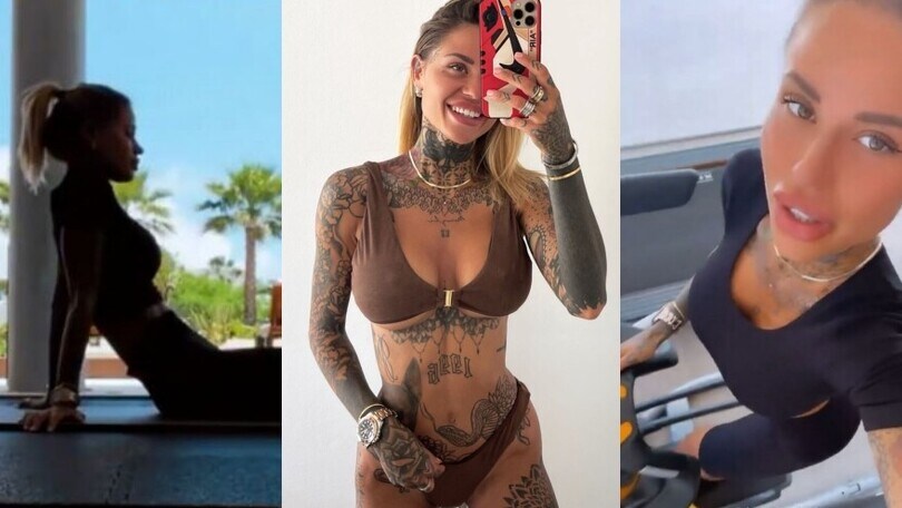 Zoe Cristofoli a Ibiza: allenamento di fuoco!