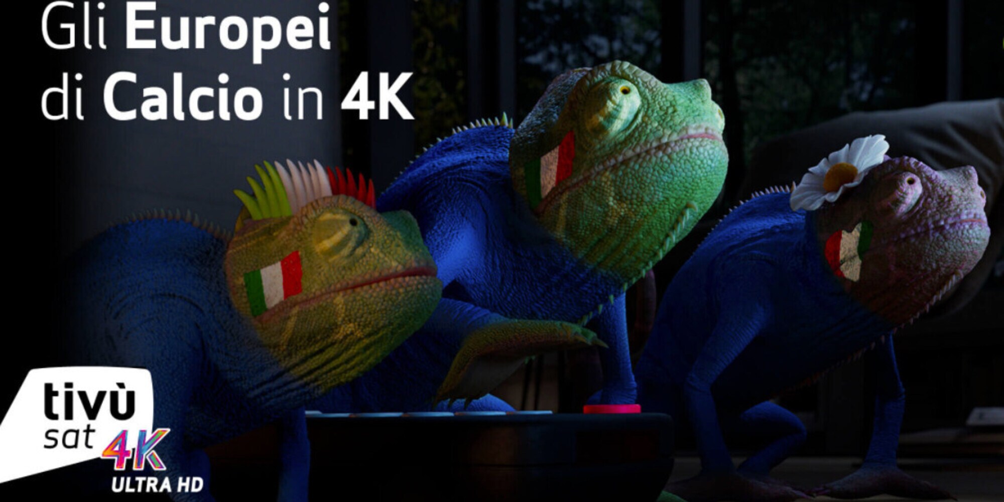 Le migliori partite dell’Europeo in 4K ultra HD  su tivùsat