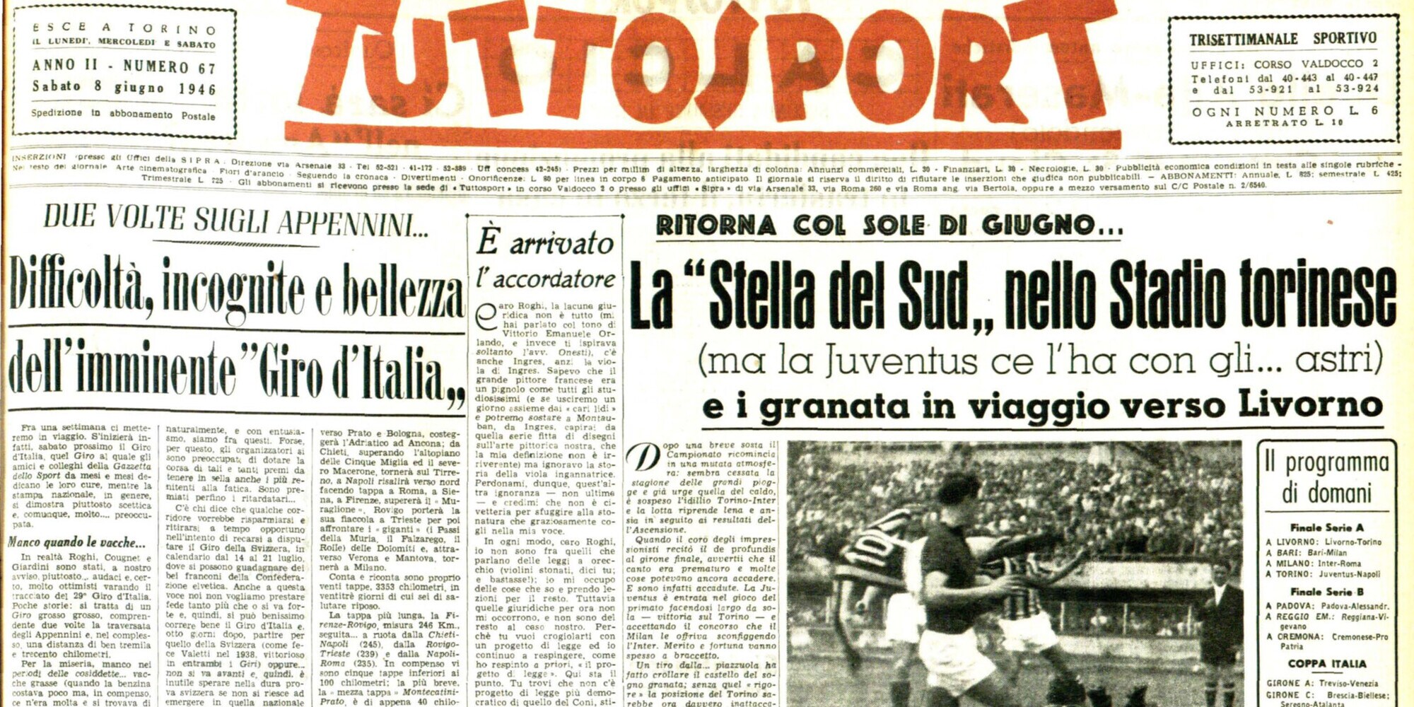 Il Giro d'Italia e la doppia traversata degli Appennini