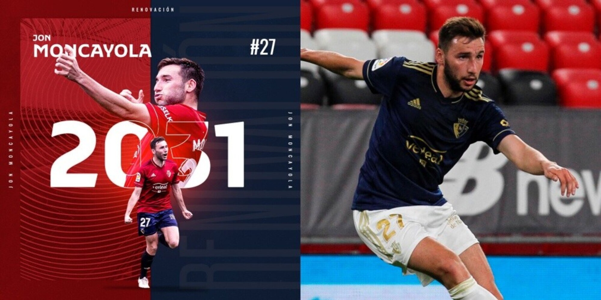 Clamoroso Osasuna: Moncayola rinnova per dieci anni!