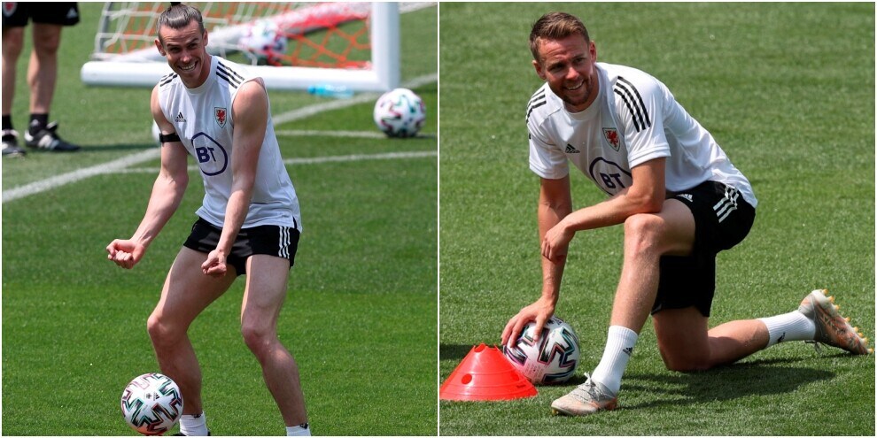 Sorrisi nel Galles anti Italia: Bale fa il mago, Ramsey scalda i motori