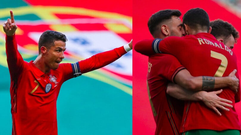 Ronaldo pronto per Euro2020: a segno in Portogallo-Israele