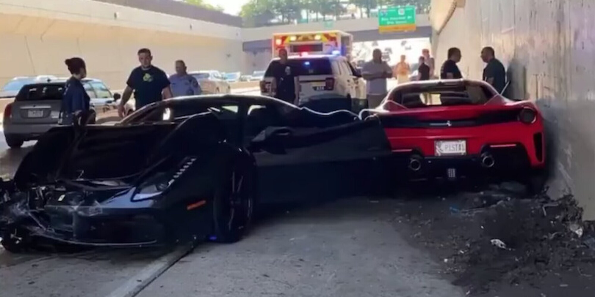 Ferrari 488 GTB fa strike e distrugge altre due Rosse