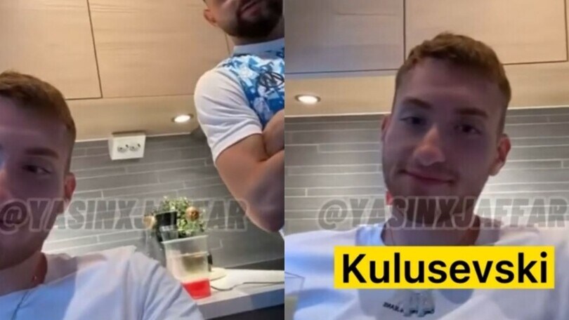 Kulusevski, il video della cena privata