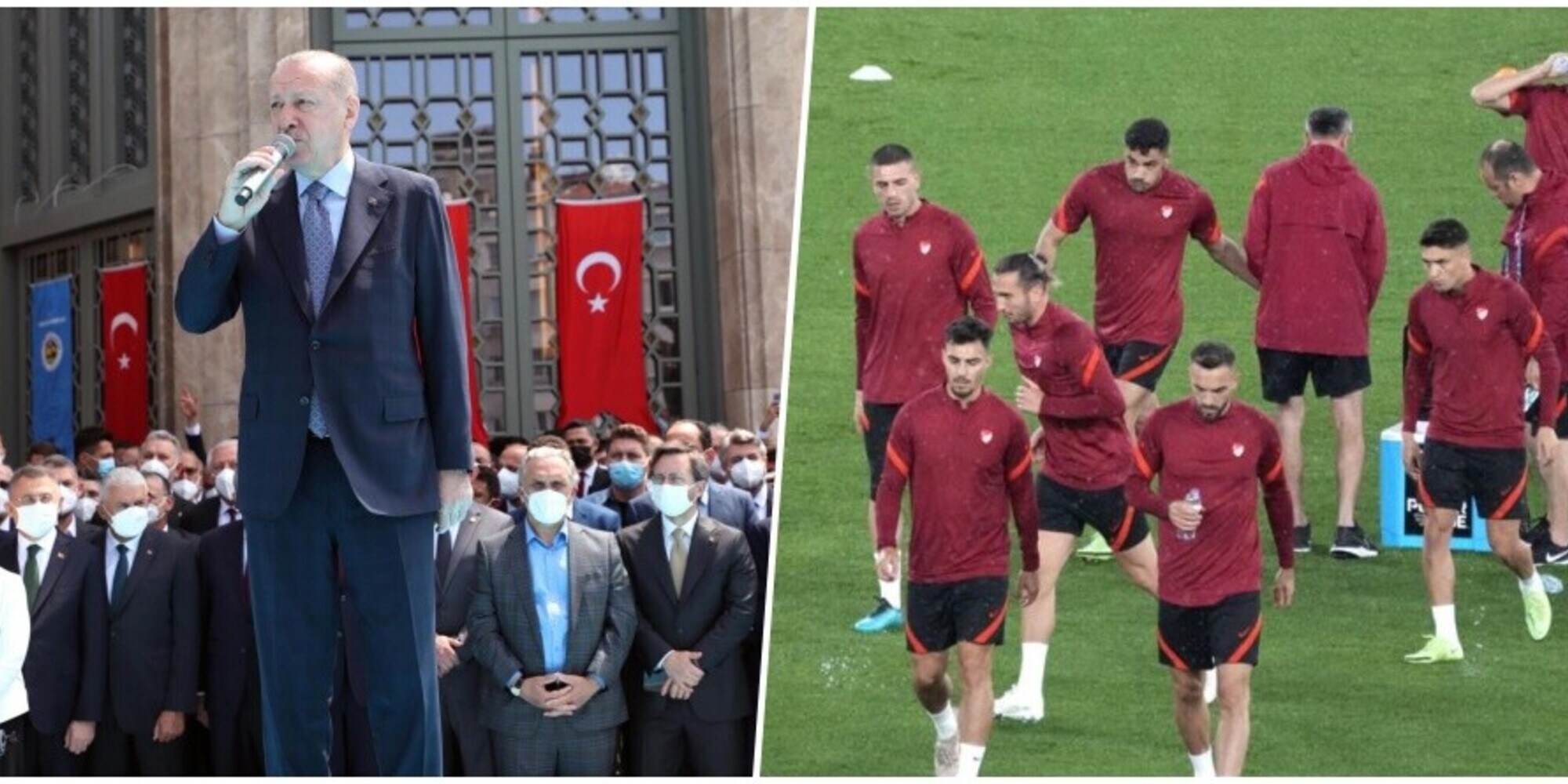 Euro2020, Erdogan alla Turchia: "Siamo sempre al vostro fianco"