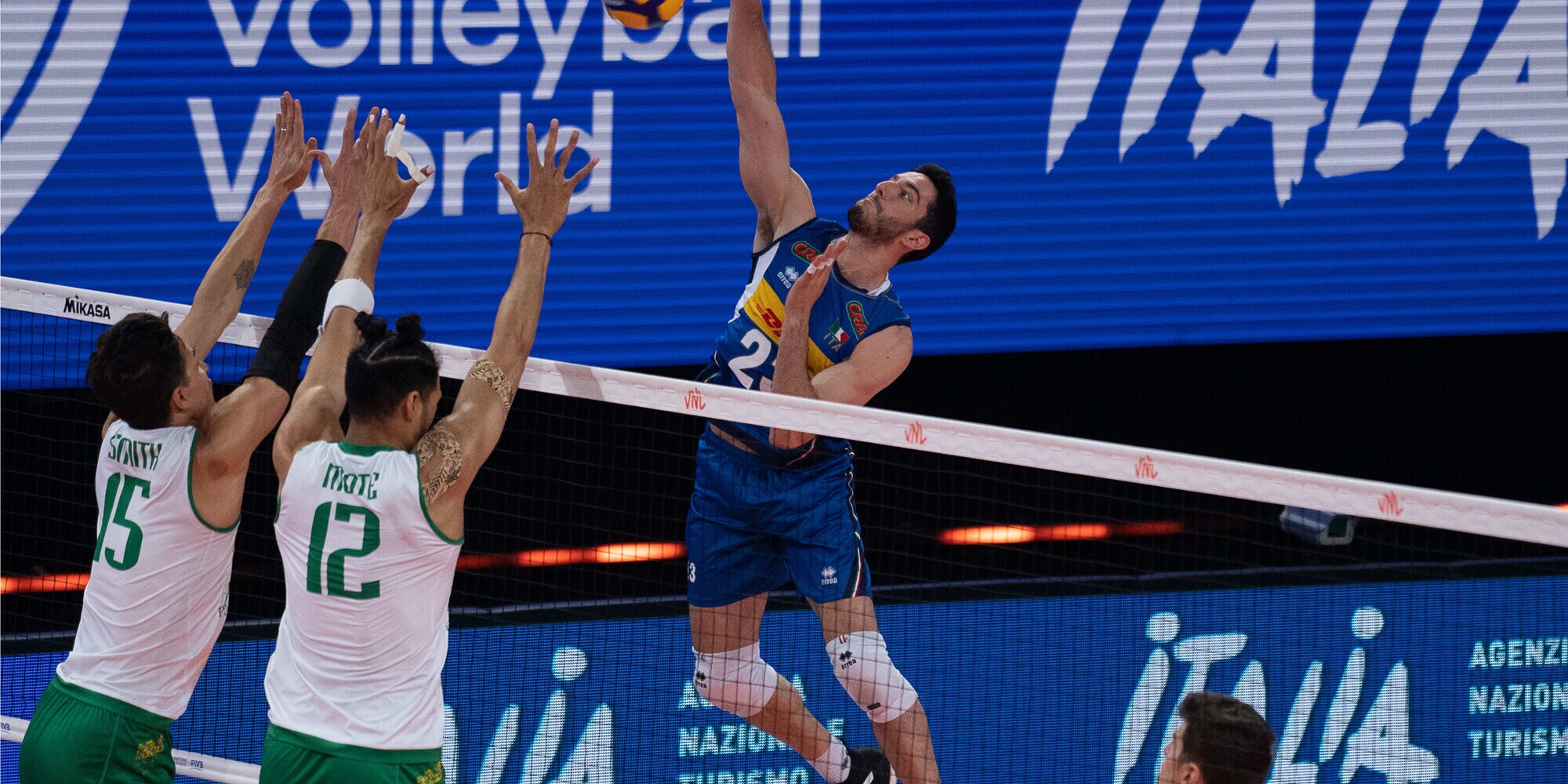 VNL: una bella Italia travolge l'Australia