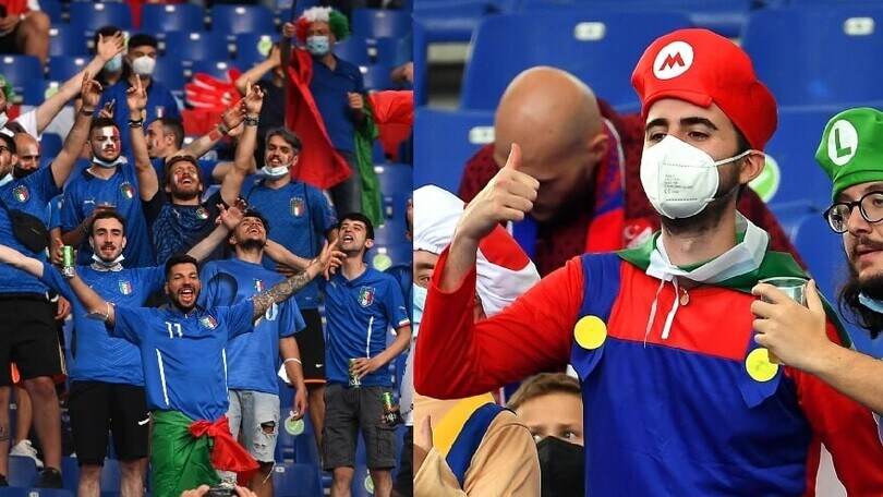 I tifosi tornano all'Olimpico per Turchia-Italia. Che entusiasmo!