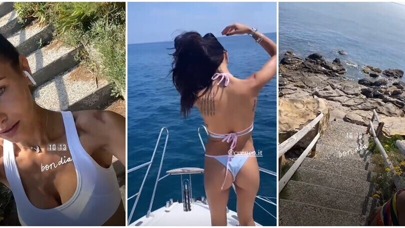 Carolina Stramare, il buongiorno ai suoi fan. Che panorama!