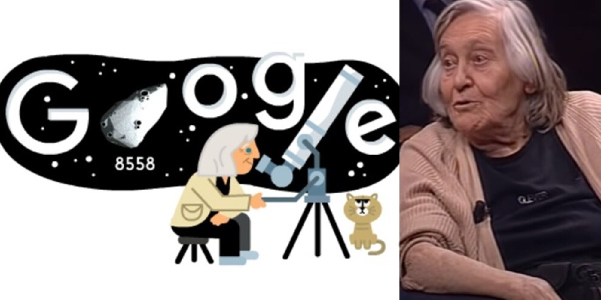 Google celebra Margherita Hack con un Doodle 3D