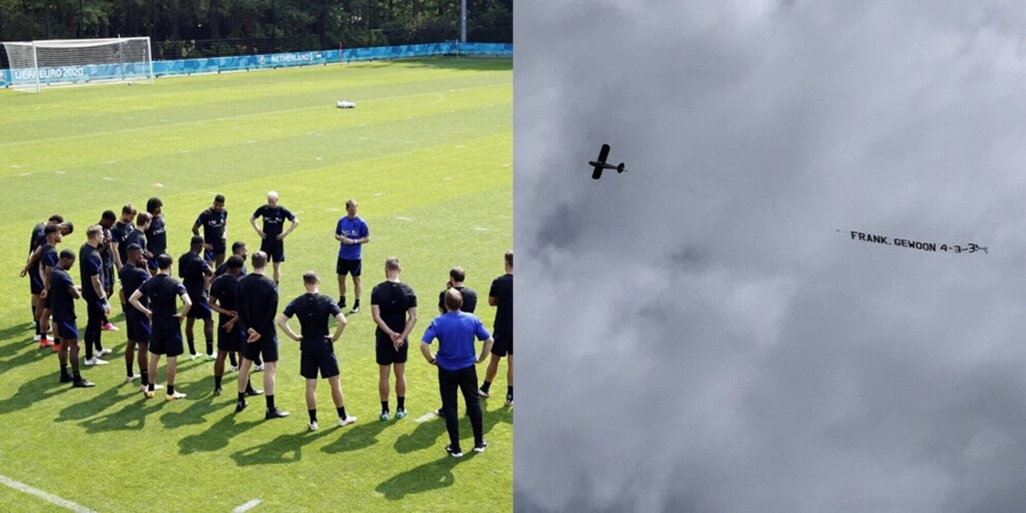 "A Euro2020 cambia modulo all'Olanda": aereo "consiglia" De Boer