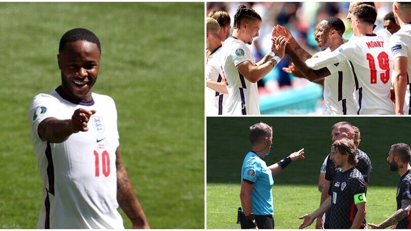 L'Inghilterra stende la Croazia con Sterling: Wembley in delirio
