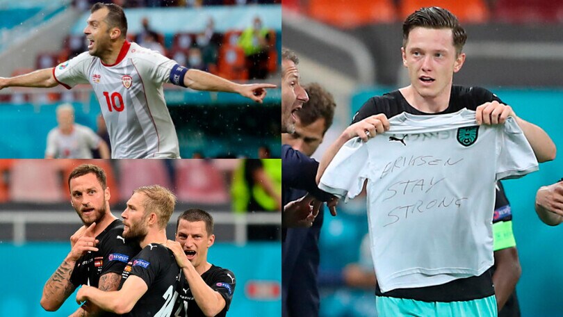 Pandev è infinito ma vince l'Austria che dedica i gol ad Eriksen