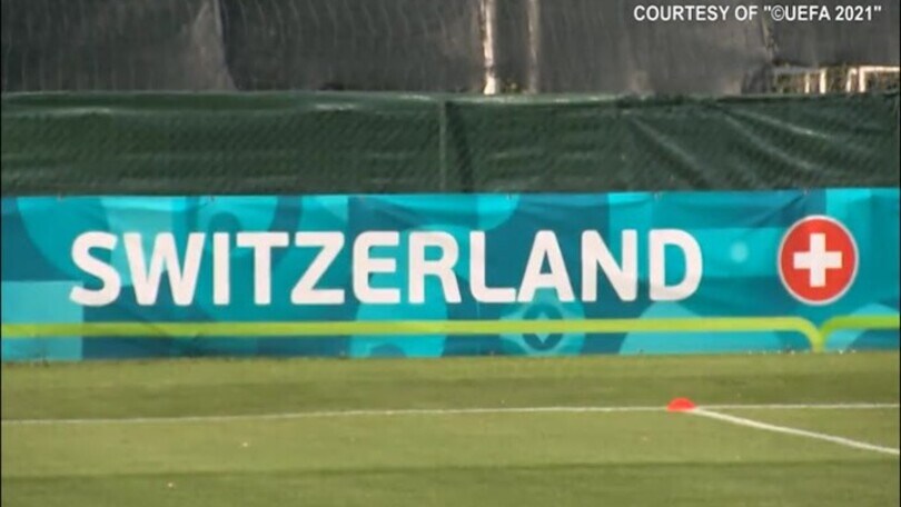 Svizzera, allenamento al Tre Fontane