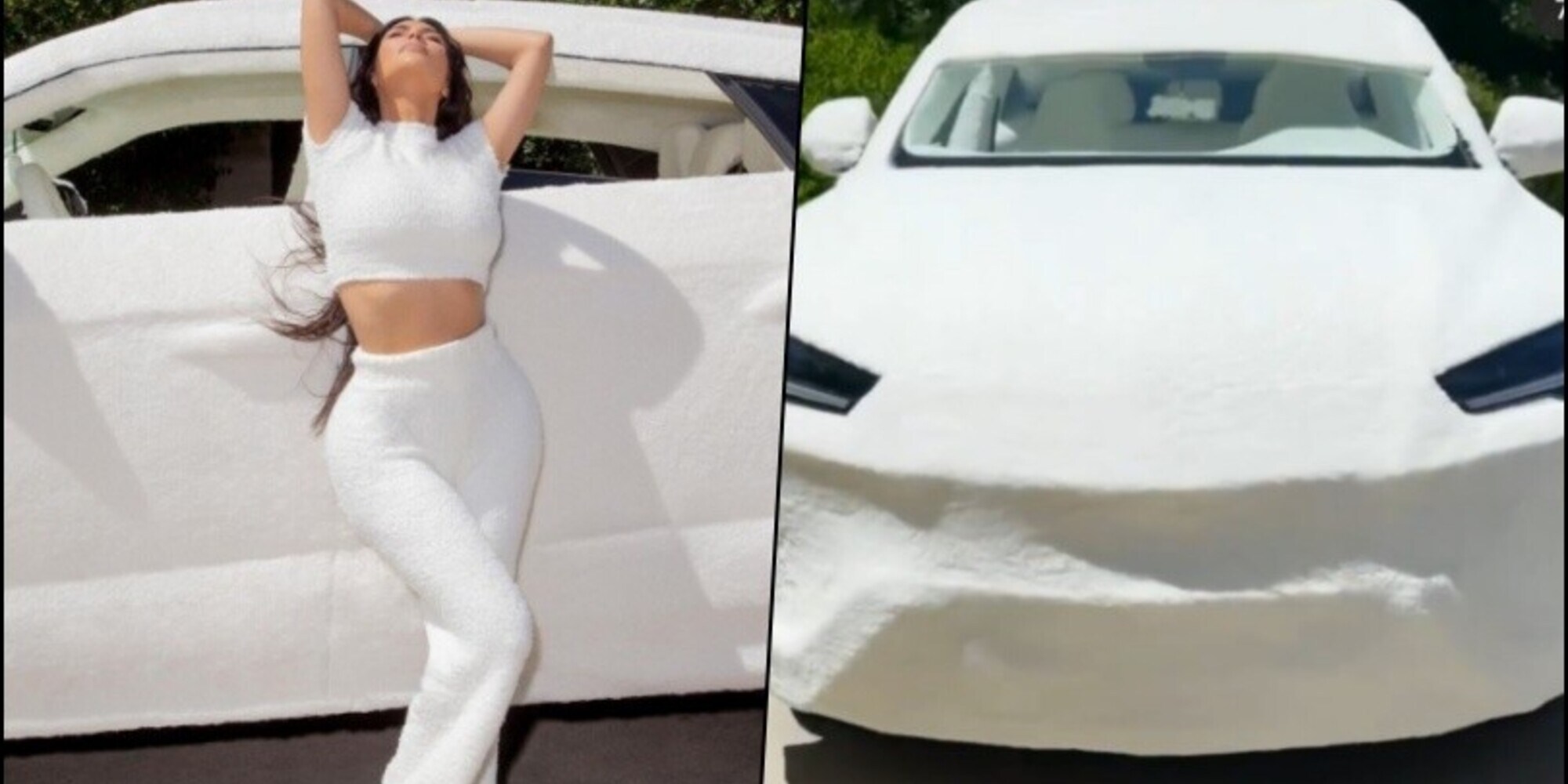 Kim Kardashian: la sua Lamborghini Urus è una palla di pelo bianca!