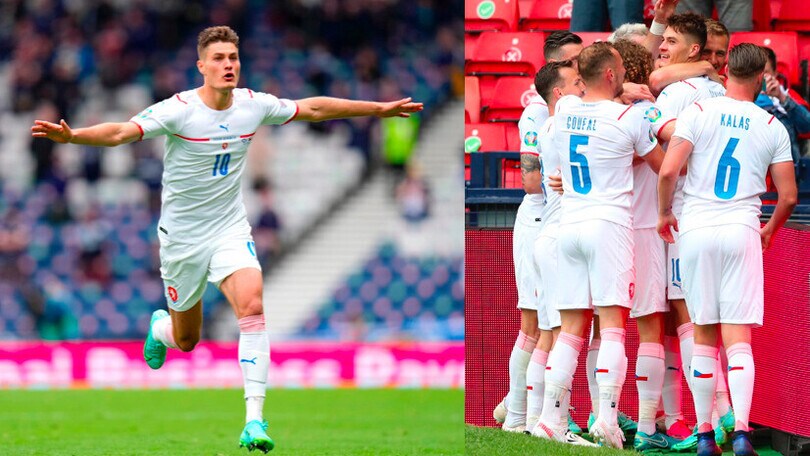 Super Schick, che doppietta: la Repubblica Ceca batte la Scozia