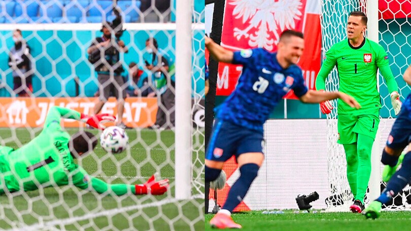 Szczesny, che sfortuna: autorete in Polonia-Slovacchia
