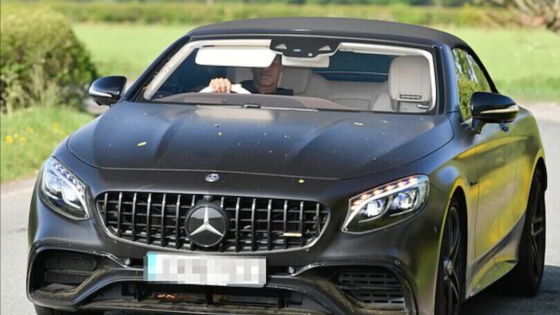 Rashford, le auto Mercedes sono un vizio di famiglia