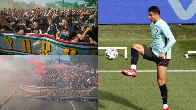 Euro2020, che bolgia alla Puskas Arena per il match con Ronaldo!
