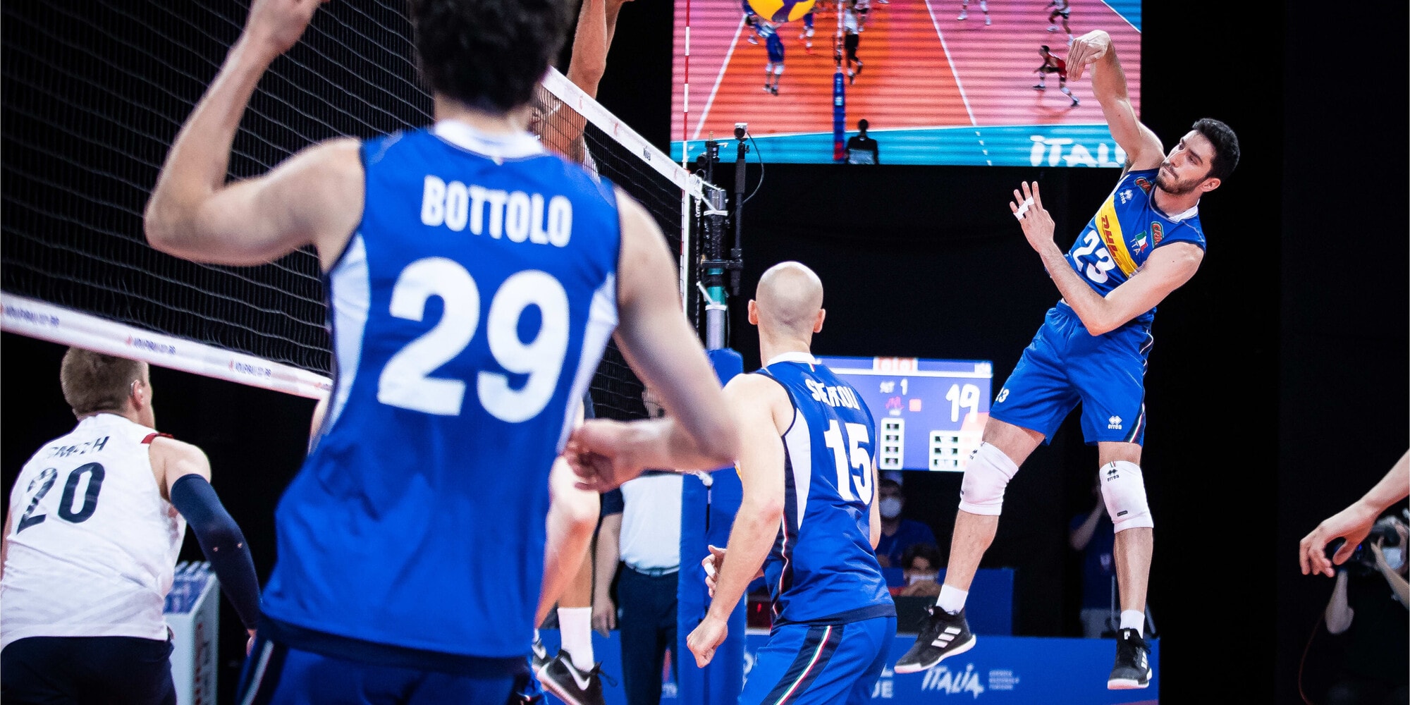 VNL: l'Italia si inchina agli Stati Uniti