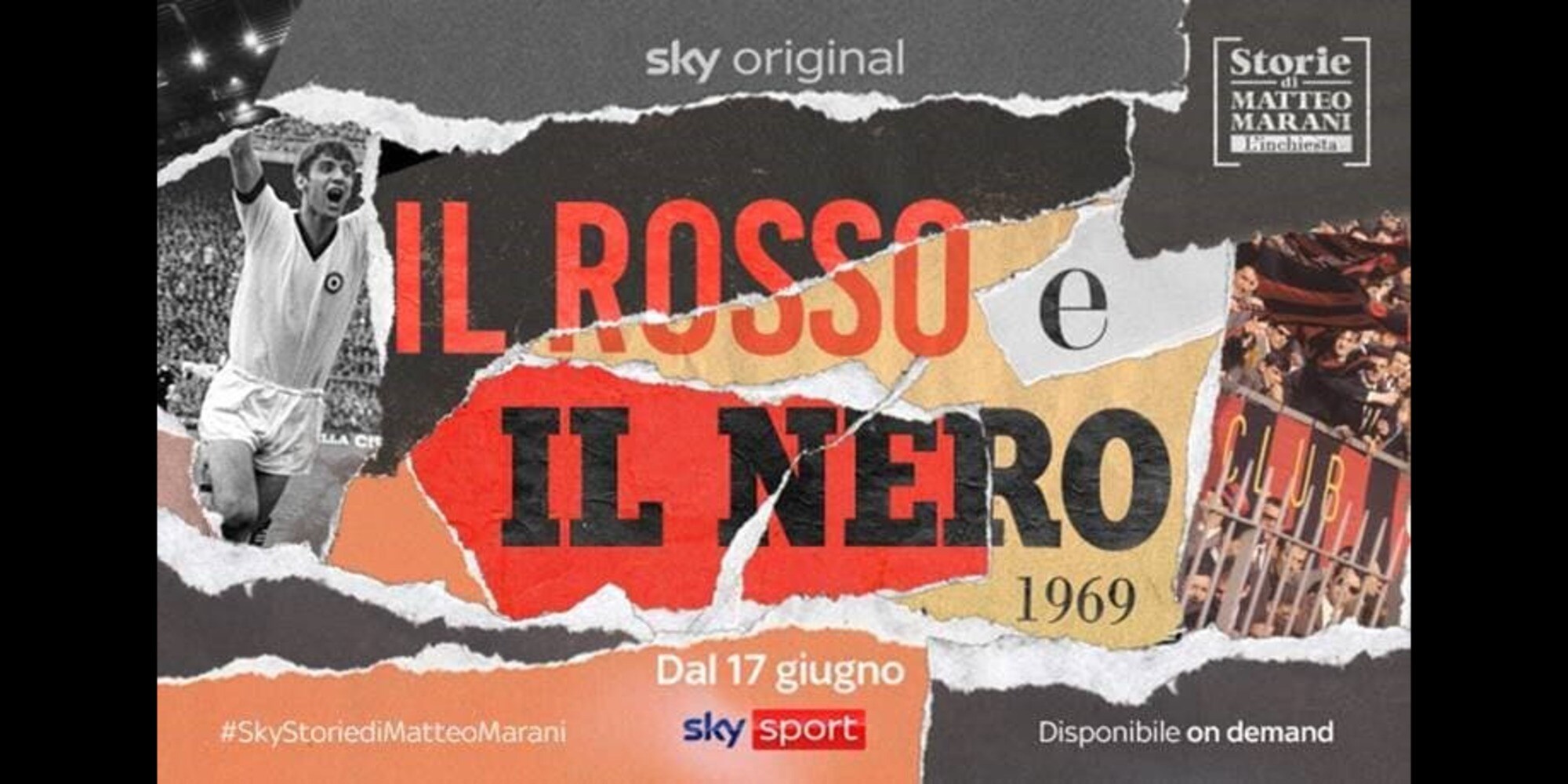 Dal 17 giugno su Sky “Il rosso e il nero, 1969”