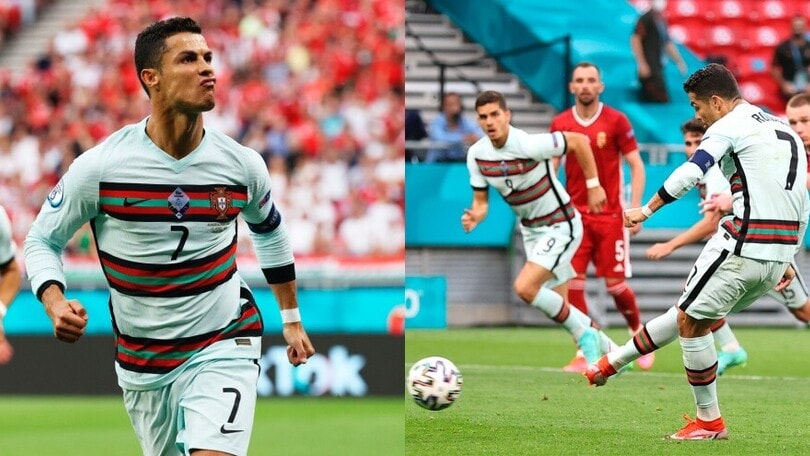 Euro2020, per Ronaldo doppietta e record! Superato Platini