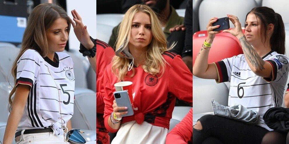 Euro2020, le splendide Wags tedesche all'Allianz Arena